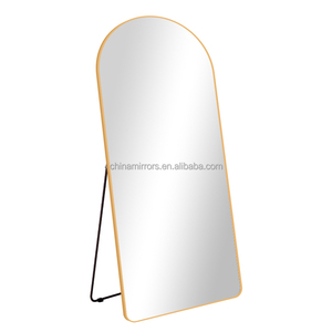 <span class=keywords><strong>Specchio</strong></span> <span class=keywords><strong>a</strong></span> Figura Intera in Vetro Arcuato Stile Europeo, <span class=keywords><strong>Design</strong></span> Decorativo per Negozi di Abbigliamento, Camere da Prova, Saloni di Bellezza e Negozi Nuziali - Product Image 5