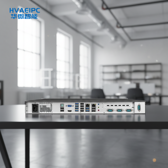 1U Rackmount Industrial Server | HVAEIPC 6th-9th Gen Intel Core Embedded Computer 64GB RAM Built-in Wi-Fi LAN Stock Guangdong