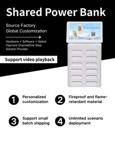 Armoire de location d'énergie mobile compatible IoT à 12 baies avec station d'alimentation 65W et système de banques d'alimentation - Product Image 3