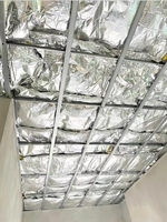 Isolation de toiture réfléchissante en aluminium renforcé FSKV, feuille d'aluminium/MPET, papier kraft