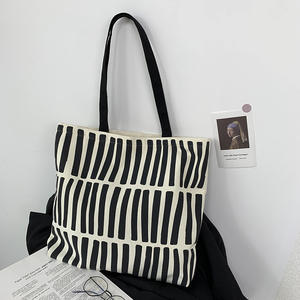 Borsa a tracolla con cerniera alla moda in tela da donna di nuovo Design semplice - Product Image 4