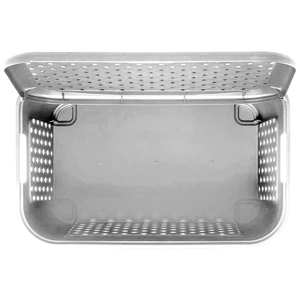 Cesto para Ropa Sucia Arianna Blanco con Tapa 58x38x33h Diseño Elegante para Organizar tu Espacio - Product Image 4