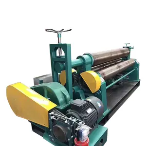 W11 3 Roller 25 2500 UPPER ROLLER Manual Sheet Matel Rolling Machines For Iron Steel Plate