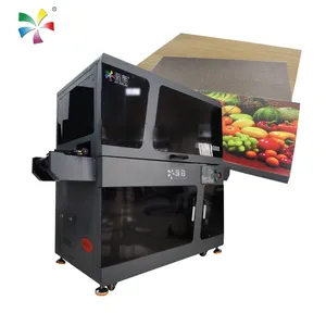 生産ラインワンパスデジタルUVLED印刷工業用カラーシングルパスインクジェットプリンター