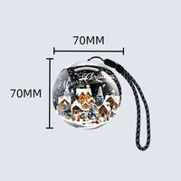 Boule de mémoire Wi-Fi, orb vidéo cristalline pour photos et vidéos personnalisées, cadeau personnalisé pour Noël/mariage/décoration intérieure