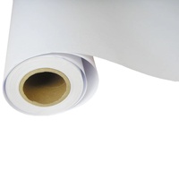 Rollo de papel de dibujo de ingeniería de impresión CAD sin recubrimiento de 80GSM para papel de plotter diseñado HP 20 \ "24 \" 30 \ "36 \" X50yards para impresión