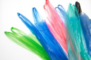 Sac de courses biodégradable et compostable en PLA/PBAT avec poignées pour emballage alimentaire (type sac plastique) - Product Image 2