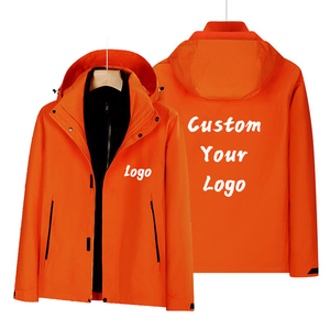 Chaqueta Impermeable Unisex Transpirable <span class=keywords><strong>de</strong></span> Tejido Softshell con Cierre <span class=keywords><strong>de</strong></span> Cremallera, Cortavientos para Senderismo y Ciclismo, Costuras Selladas y Transpirables - Product Image 2
