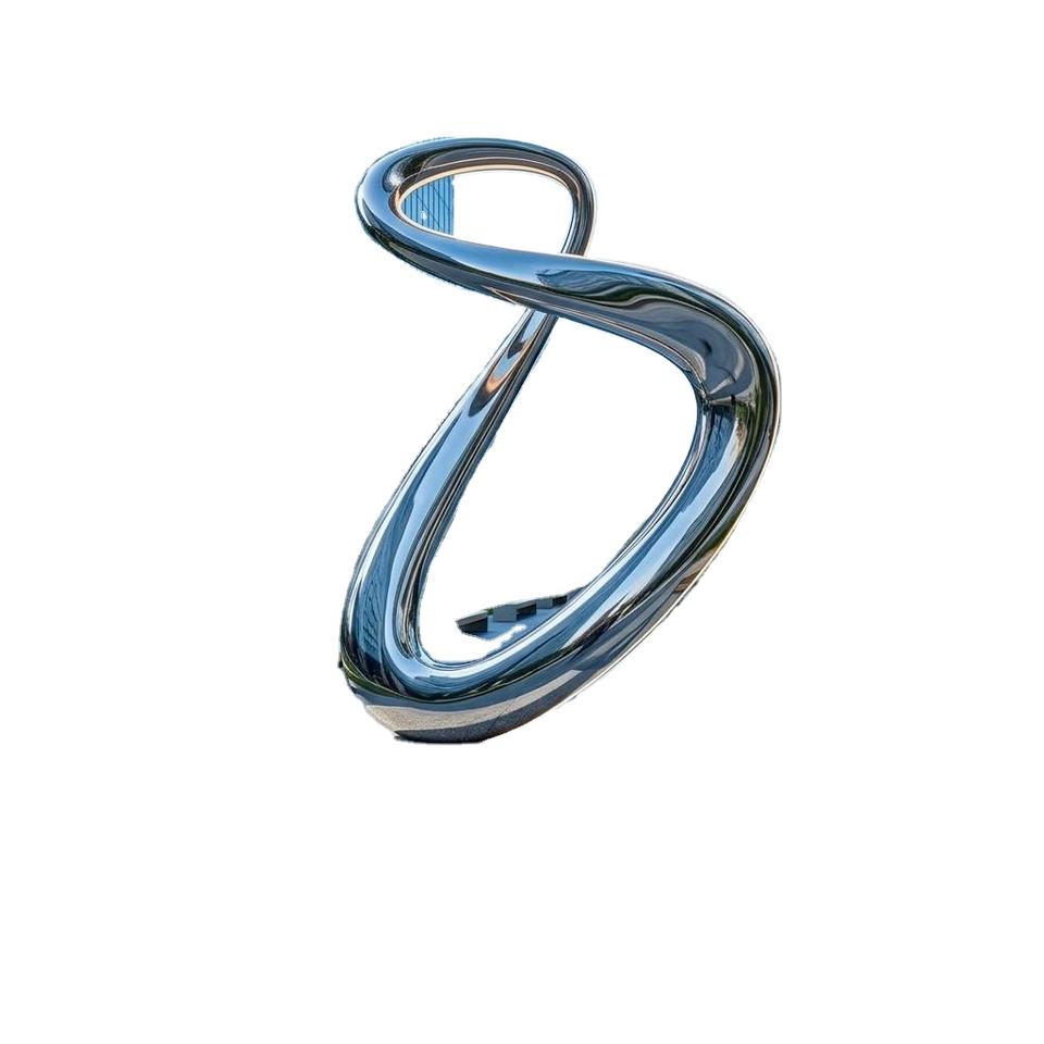 Abstract Love Stainless Steel Home Decor Modern Sculpture Metal ...