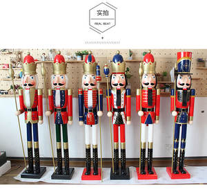 <span class=keywords><strong>Casse</strong></span>-<span class=keywords><strong>Noisette</strong></span> de Noël géant en <span class=keywords><strong>bois</strong></span> traditionnel Décoration de soldat Taille réelle 6ft Large <span class=keywords><strong>Casse</strong></span>-<span class=keywords><strong>Noisette</strong></span> 180cm - Product Image 6