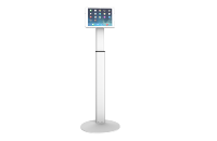 Support de tablette réglable en hauteur en métal fabriqué en usine avec gestion intégrée des câbles et rotation universelle à 360 degrés