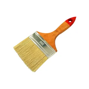Wholesale High Quality Bangladesh Paint Brush Mixed with Tapered Filaments Varnished Brush with Red Tip