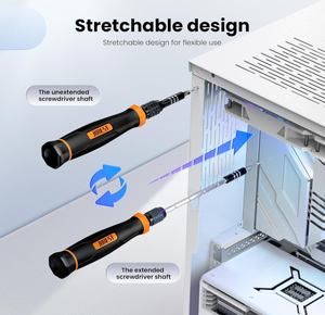 Juego de Destornilladores Magnéticos de Precisión Mingtu MT-T152, Acero OEM, Herramienta de Reparación Profesional para Teléfonos, Laptops y Cámaras - Product Image 4