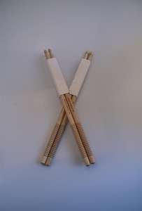 Baquetas de madera de nogal, color madera Natural, colorido, textura antideslizante, 5A 7A - Product Image 2