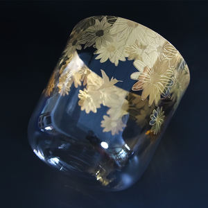 Tigelas de canto de cristal de quartzo, tigelas com design e padrão em ouro puro, nota <span class=keywords><strong>musical</strong></span>, cdefgab, fabricante por atacado - Product Image 3