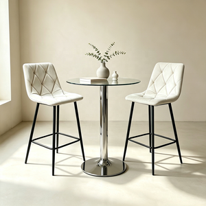<span class=keywords><strong>Tabouret</strong></span> <span class=keywords><strong>de</strong></span> <span class=keywords><strong>bar</strong></span> en <span class=keywords><strong>velours</strong></span> nordique, chaise <span class=keywords><strong>de</strong></span> <span class=keywords><strong>bar</strong></span> rembourrée avec dossier capitonné en losanges pour la maison, l'hôtel, le café, le <span class=keywords><strong>bar</strong></span> - Product Image 1