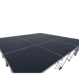 Scène de spectacle pliable en aluminium pour groupes musicaux - Plateforme de scène simple en promotion - Product Image 1