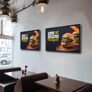 4K HD Tablettes Menú Pantalla de visualización digital Restaurante Colgando Tablero de Menú Digital Displayer LCD Tablero de Menú Digital - Product Image 1