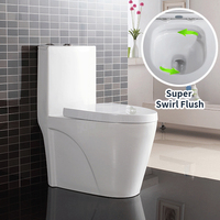 Vente chaude salle de bain ménage pompage grand siège de toilette à chasse d'eau super bain à remous toilette commune monobloc