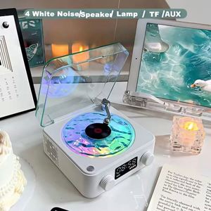 Altoparlante Bluetooth a Forma di Giradischi Retrò con Luci RGB Ritmiche, Rumore Bianco e Funzione Aiuto Sonno - Product Image 3