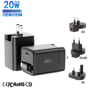 <span class=keywords><strong>Cargador</strong></span> de Pared IBD <span class=keywords><strong>Original</strong></span> PD de 20 W con <span class=keywords><strong>Cable</strong></span> Retráctil Gan, 2 Puertos Tipo C en 1, Carga Rápida para Teléfonos Móviles <span class=keywords><strong>iPhone</strong></span> y Android - Product Image 2