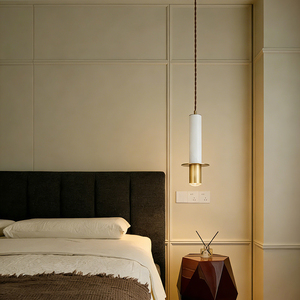 Nouvelle Arrivée Lampe Suspendue en Cuivre Marbré Vert, Design Nordique Simple pour Salon, Magasin, Décoration Intérieure, Lampe de Table Suspendue pour Café - Product Image 1