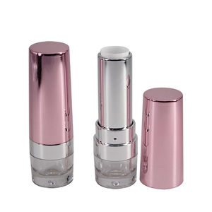 Vente en gros de contenants à rouge à lèvres en plastique rose mignons, 4G, emballages cosmétiques vides, couleurs personnalisées, bouchon à clapet, surface métallique, tube - Product Image 6
