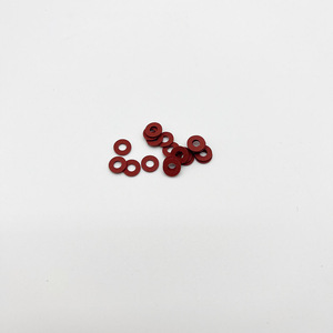 Rondelle isolante en papier d'acier rouge pour applications haute tension - Product Image 1