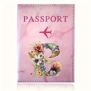 Étui de protection pour passeport, pochette de <span class=keywords><strong>rangement</strong></span> pour <span class=keywords><strong>billets</strong></span> d'avion, porte-passeport tendance, série Papillon Lettre, accessoires de voyage multifonctions - Product Image 6