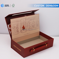 FAVORCRAFTS Boîtes cadeaux en papier personnalisées de luxe 3D pour chocolat, café, bonbons, biscuits, demoiselles d'honneur