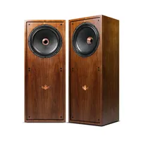 Enceinte passive haut de gamme HQ15 coaxiale de qualité audiophile avec crossover audio bidirectionnel et boîtier en bois