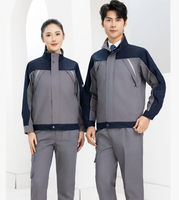 Vêtements de travail unisexes en coton respirant, uniformes de réparation automobile, combinaisons de soudure, vêtements de travail à manches longues, vêtements de travail personnalisés