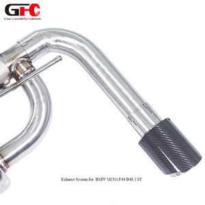 Escape Catback Electrónico con Válvulas GFC de Ajuste Directo, Acabado Pulido y Cepillado, para BMW M235i <span class=keywords><strong>Gran</strong></span> Coupé 2.0T con Doble Salida - Product Image 2