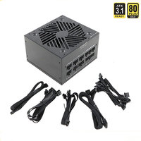 Alimentation PC de haute qualité 1000W 80 PLUS Gold ATX3.1, alimentation PC de jeu à tension complète PCI-E5.0 pour ordinateur de bureau