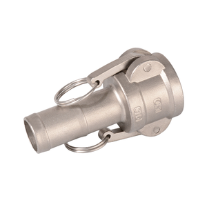 Edelstahl SS316/SS304 Flexibles Rohr Schnellkupplung C-Typ Weiblicher Camlock-Anschluss 1/2"-4" Wasser/Öl/Gas Anwendungen Geschmiedet <span class=keywords><strong>ROKE</strong></span> - Product Image 1