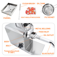 Presse à huile automatique en acier inoxydable pour grains de café, graines de lin, arachides, graines de tournesol, mini moulin à vis pour petites entreprises