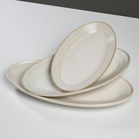 Vaisselle sous glaçure compatible lave-vaisselle, assiettes haut de gamme pour hôtels, bols en céramique motif noix de coco, service de vaisselle, ensemble de bols, décoration de mariage