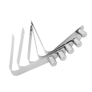 Pince de fixation à bouton-poussoir à ressort en acier inoxydable pour poteau de tente de kayak - Product Image 1