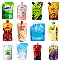 Pochette étanche à l'humidité pour cosmétiques personnalisés sac debout en plastique refermable et étanche OEM mini échantillon de lotion pour masque facial