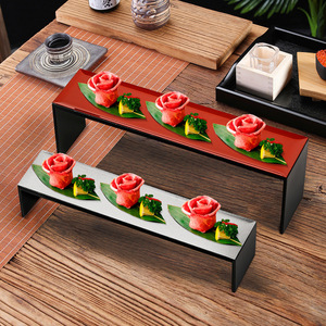 Vajilla creativa para restaurantes de hot pot en hoteles: Plato para carne a la brasa con forma de puente, plato para sashimi, plato para sushi - Product Image 1