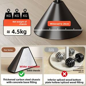 حامل معاطف معدني قائم بذاته مع 8 خطافات، تصميم إبداعي على شكل فرع شجرة، حامل معاطف قائم بذاته - Product Image 2