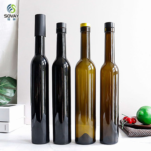 Botellas <span class=keywords><strong>de</strong></span> Vidrio Transparentes Vacías para Vino Tinto Frío, Redondas, <span class=keywords><strong>de</strong></span> 200ml, 375ml y 500ml, con Tapa, <span class=keywords><strong>Precio</strong></span> al por Mayor - Product Image 2