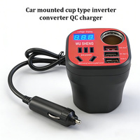 Cargador USB Doble Impermeable, Accesorio de Alimentación, Toma de Corriente DC 12V 220V AC, Adaptador para Encendedor de Cigarrillos de Coche