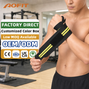Weight Lifting <strong>Gym</strong> Sports Wristband Thumb Support <strong>Wrist</strong> <strong>Wraps</strong> Hand Bands Straps Weight Lifting Sports Wristband - Product Image 1
