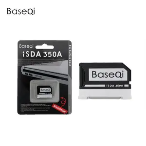 Original BaseQi NinjaDrive Alumínio Hidden Expansão Micro TF cartão sd Adaptador Para Micro Soft Surface Book