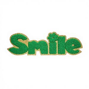 Parches Termoadhesivos Bordados en Chenilla de PVC Blanco Personalizados de Alta Calidad, 26x8.7cm, para Decoración de Sudaderas con Capucha para Hombre/Mujer - Product Image 6