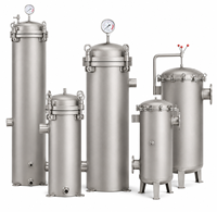 Filtre de sécurité poli miroir, filtre de précision en acier inoxydable pour la purification de l'eau, des produits chimiques et des liquides cosmétiques
