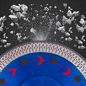 Lama di taglio diamantata 115mm dischi di taglio circolare ruote rotanti strumento rotante per taglio legno mattonelle di plastica <span class=keywords><strong>smerigliatrice</strong></span> lama sega 006 - Product Image 3