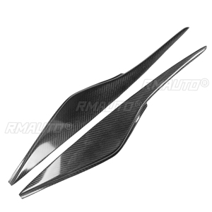 2 pièces de garnitures de phares en fibre de carbone pour Ford Mondeo MK4 2007 2008 2009 2010 2011 2012 2013 - Product Image 1
