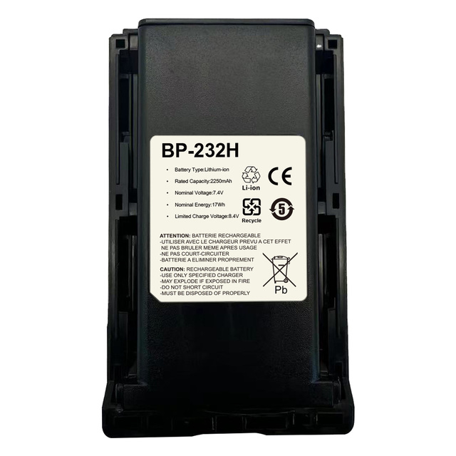 Walkie Talkie BP232 Walkie Talkie Battery for Vhf Radio IC-F14IC-F16IC-F33GTIC-F43GSIC-F3021IC-F3011IC-F3161SIC-F4021IC-F4061